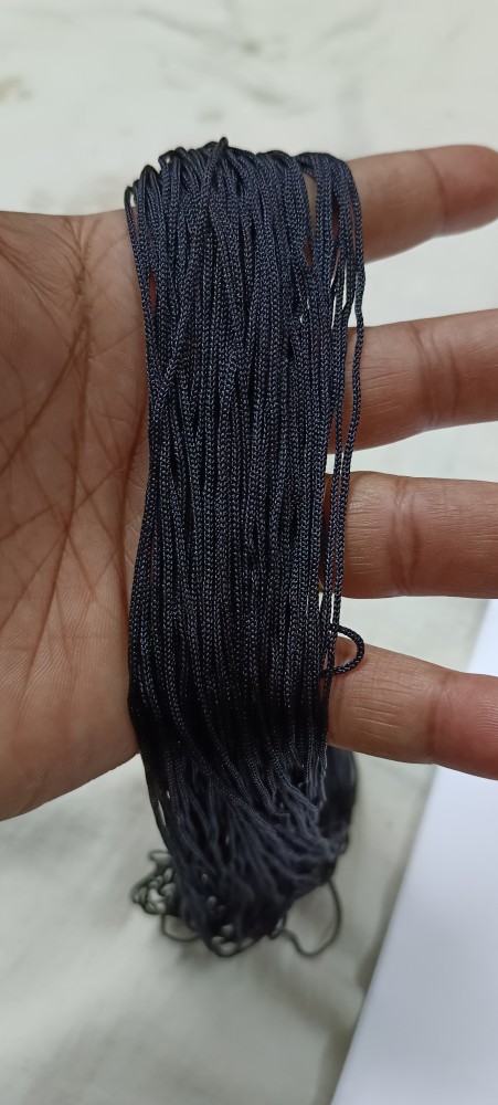Beadsnpearls Black Thread Perfect for Bracelet And Jewelery Making