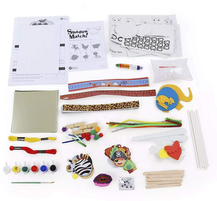 TOYFUN Multicolor Art Craft Toys Plastic 100 Things To Do And