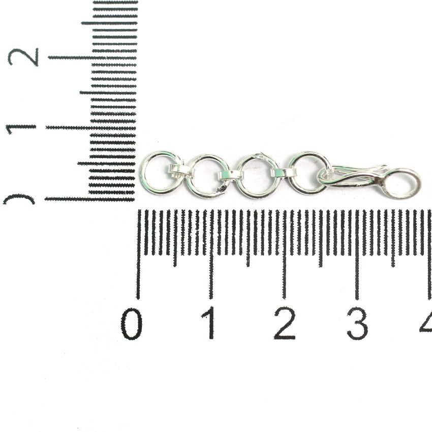 6 Pcs Necklace Extension Bracelet Extender Sterling Silver Hook up