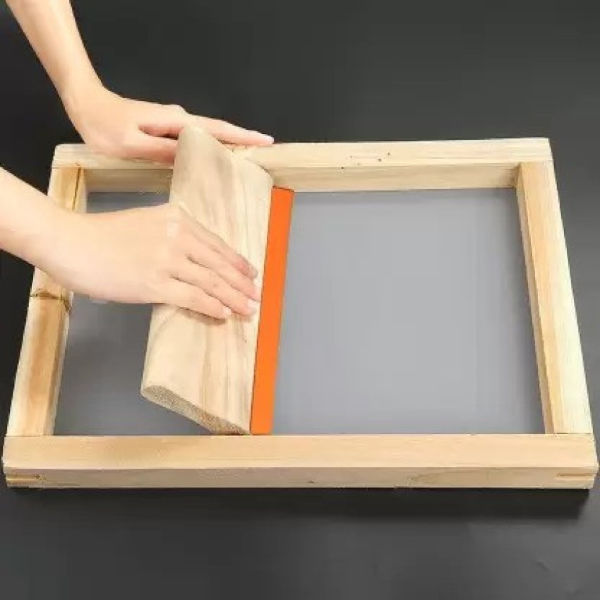 SHREE MAHAVIR PAPER Wooden Screen Printing Frame Size 4*6 With