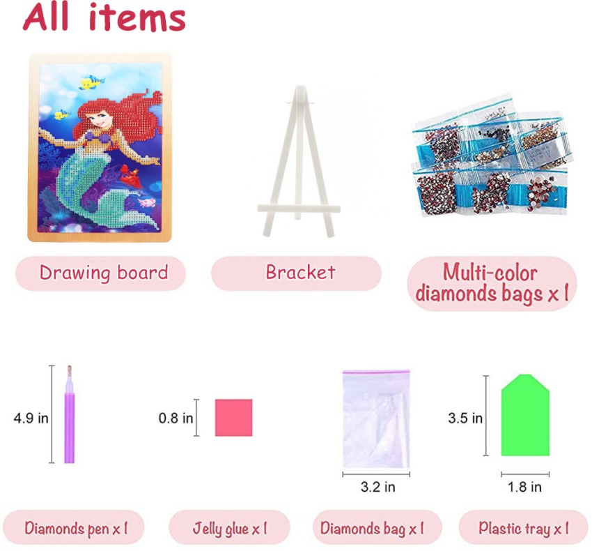 PATPAT DIY Diamond Painting Kits for Kids and Adult Beginners Paint with  Diamonds Kits Arts Crafts Easy to Operate Best Gift for Kids Birthday Gift  Arts Crafts Cartoon painting - DIY Diamond