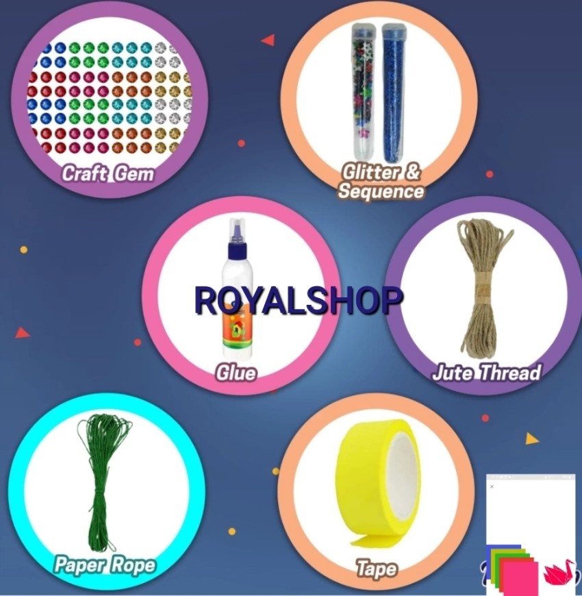 ROYALSHOP ART& CRAFT KIT / DIY CRAFT MATERIAL / CRAFT ITEMS FOR