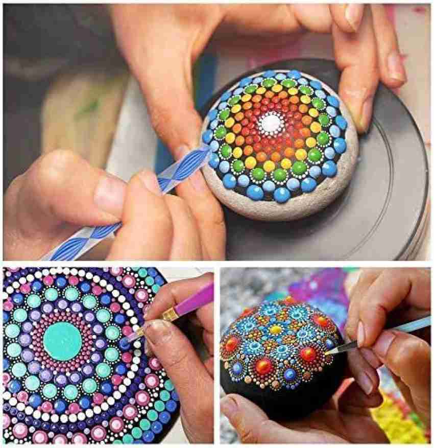 Little Birdie DIY Dot Art Mandala Rock Painting Kit Price - Buy Online at  Best Price in India