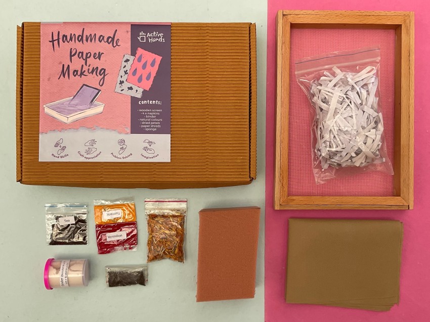 Active hands Handmade Paper Making kit - Handmade Paper Making kit