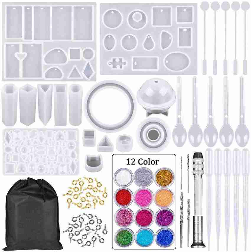 Maxxlite Mold Kit Silicone Mold Making Jewelry Pendant Mould Craft DIY Set 94 pcs Mold Kit Silicone Mold Making Jewelry Pendant Mould Craft DIY Set 94 pcs shop for Maxxlite products in