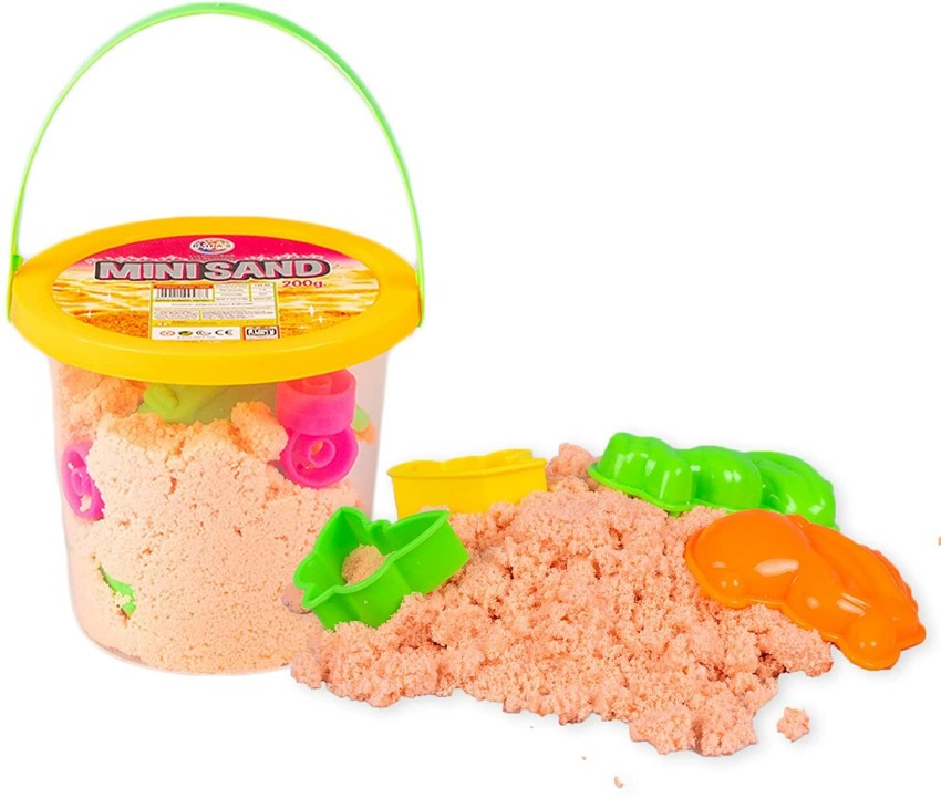 Buy Kartunbox 500 GM Children Sandcastle Set for Kids 3+, Kinetic Sand  Packet with Moulds Toys, Reusable Craft Sand, Amazing Active Magic Gluten  Free Clay Sand