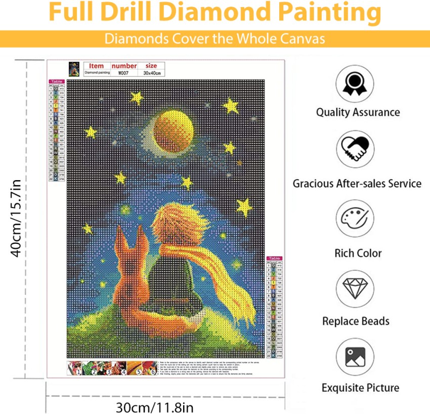 Wolf Diamond Painting Kits for Adults, Wolf DIY 5D Full Drill Diamond  Painting K