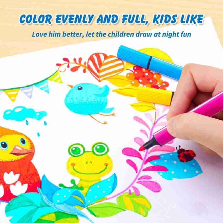 Pulsbery Sketch Pens For Kids (Set of 1, Multicolor) 24 Pc Color Set -  Sketch Pens For Kids (Set of 1, Multicolor) 24 Pc Color Set . Buy Sketch pen  colors for