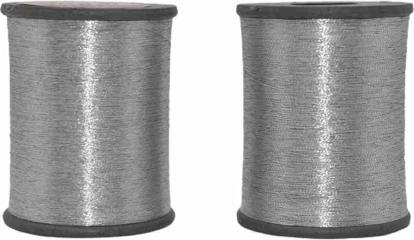 Hunny - Bunch Silver - Metallic Zari Thread for Embroidery,Beading