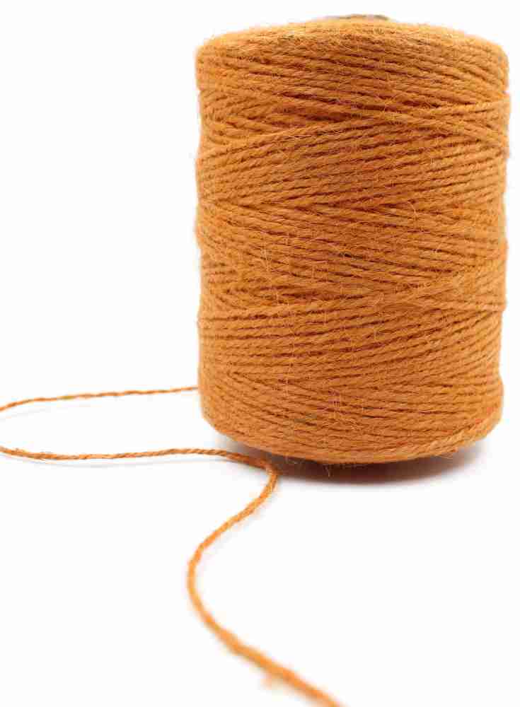 NSB01 Jute Twine String 250 mtr 2 Ply Strong Thick Jute Rope 820 feet 2 Ply  Thick and Strong for Craft and Grossery - Jute Twine String 250 mtr 2 Ply  Strong