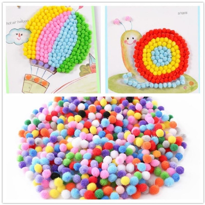 250pcs Multi-use Pompom Balls Diy Crafts Pom Poms Diy Arts Red Pom Pom  Balls 