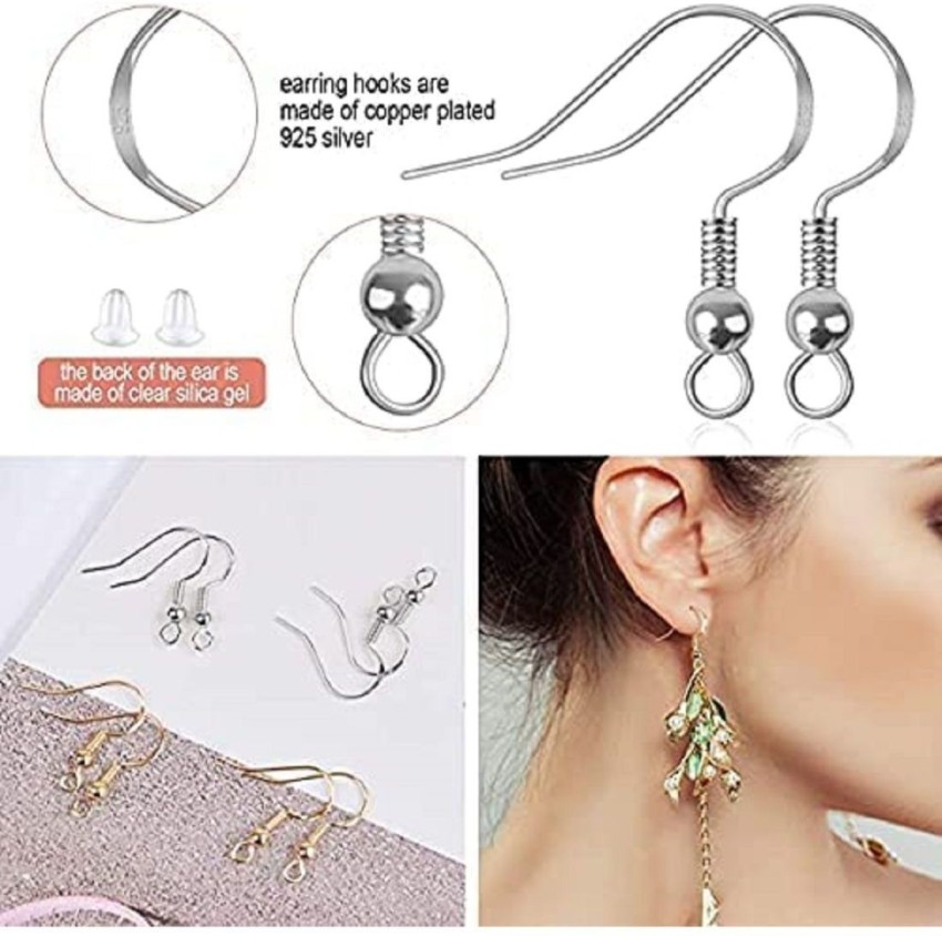 925 Sterling Silver Earring Hooks For Jewelry Making Supplies Kit  120Pcs&60pairs – Trang chính thức của thương hiệu FEG tại Việt Nam