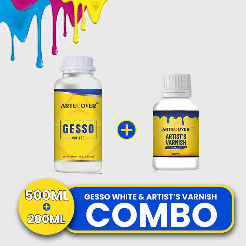 Camlin 500ml artists white gesso for painting (500ml) Acrylic Medium Price  in India - Buy Camlin 500ml artists white gesso for painting (500ml)  Acrylic Medium online at