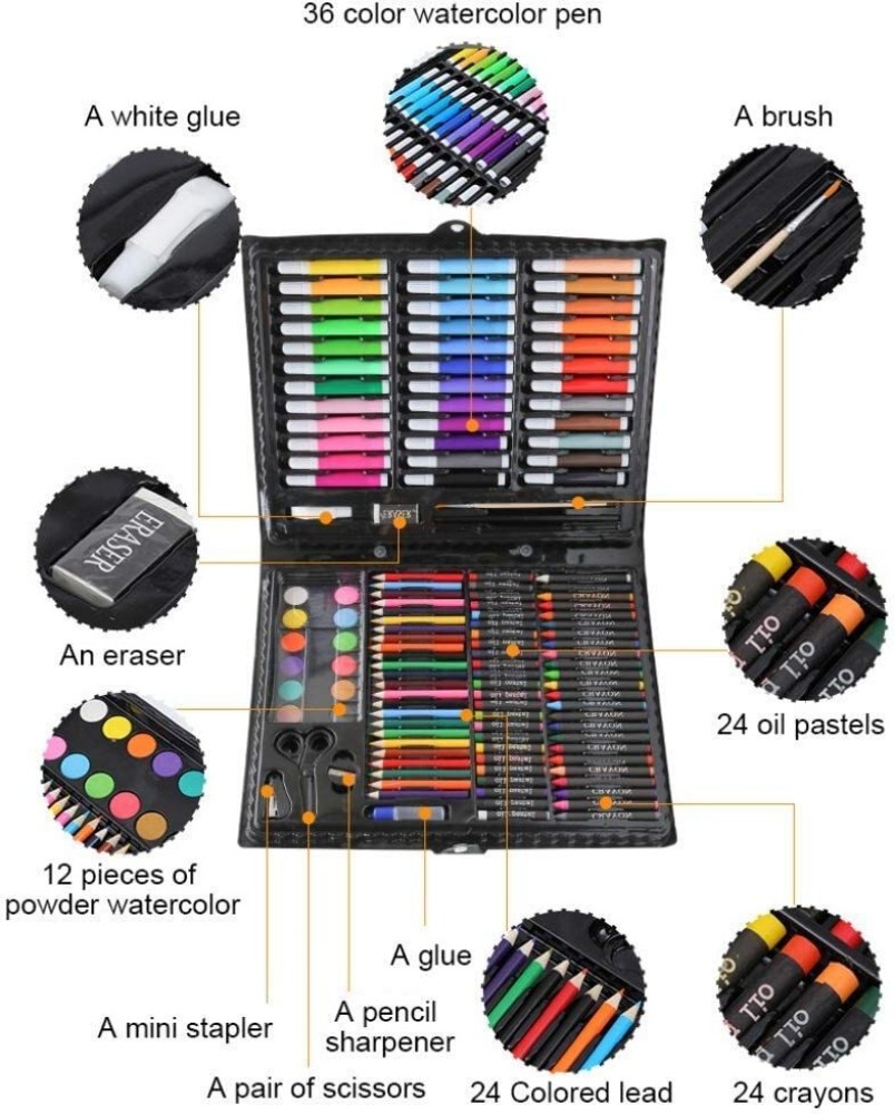 Art Painting Supplies 150 Piece Deluxe Art Set for Adults and Kids