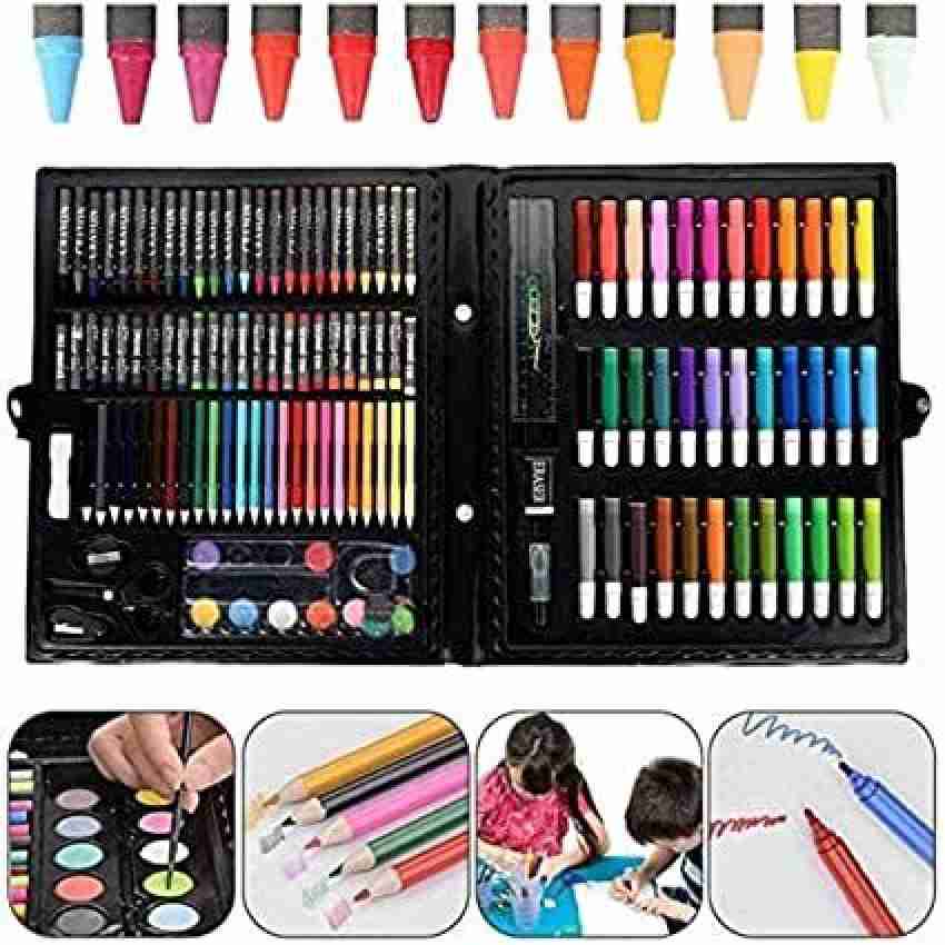 168pcs Kids Drawing Pen Art Set Kit Painting Sketching Color