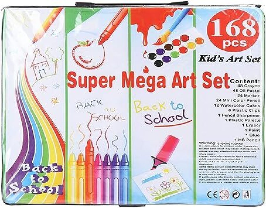 168pcs Mega Art Coloring Set Painting Set Color Set Water Color