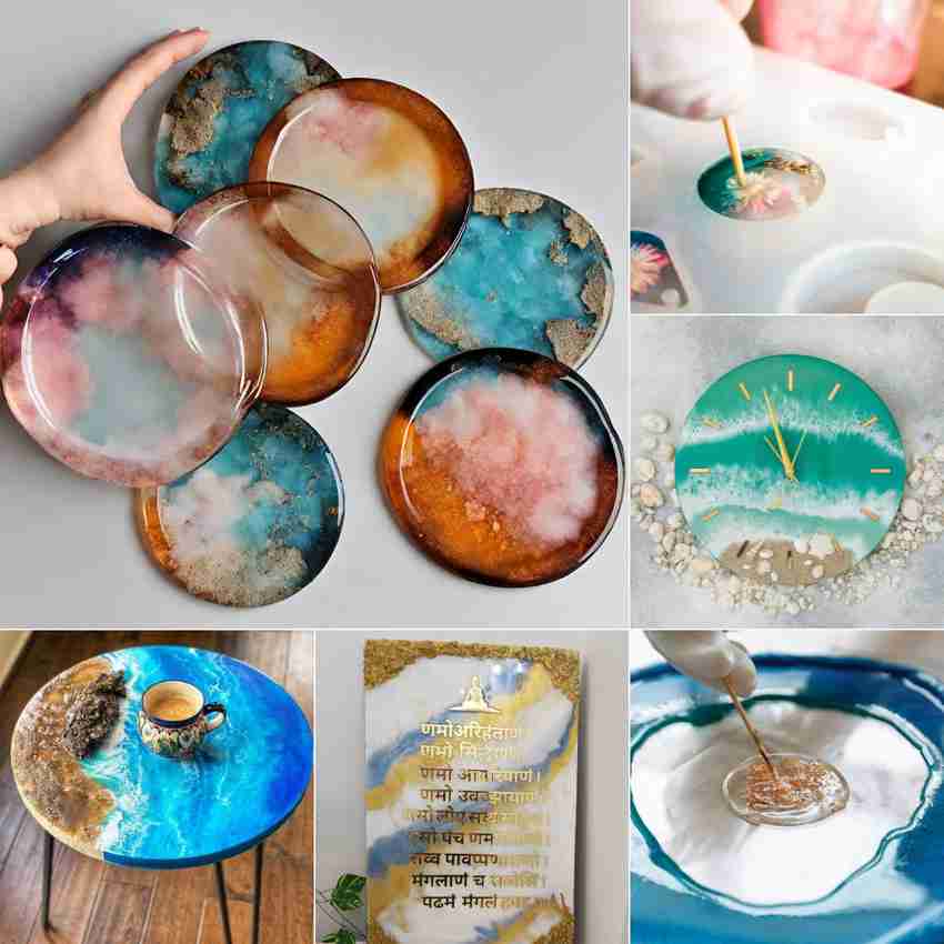 Flipkart.com | THE ARTKING Crystal Clear Epoxy Art Resin 3:1 Ratio 
