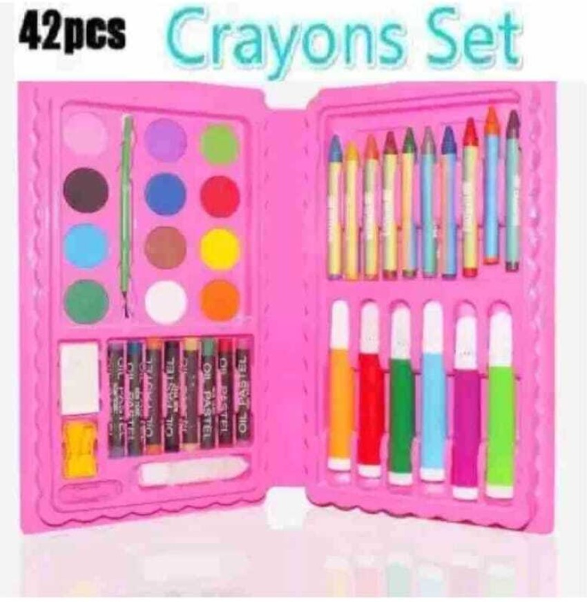 Buy NAVRANGI Kids Art Drawing Set, 150pcs Colored Pencil Watercolor Oil  Pastel Crayon Online at Best Prices in India - JioMart.