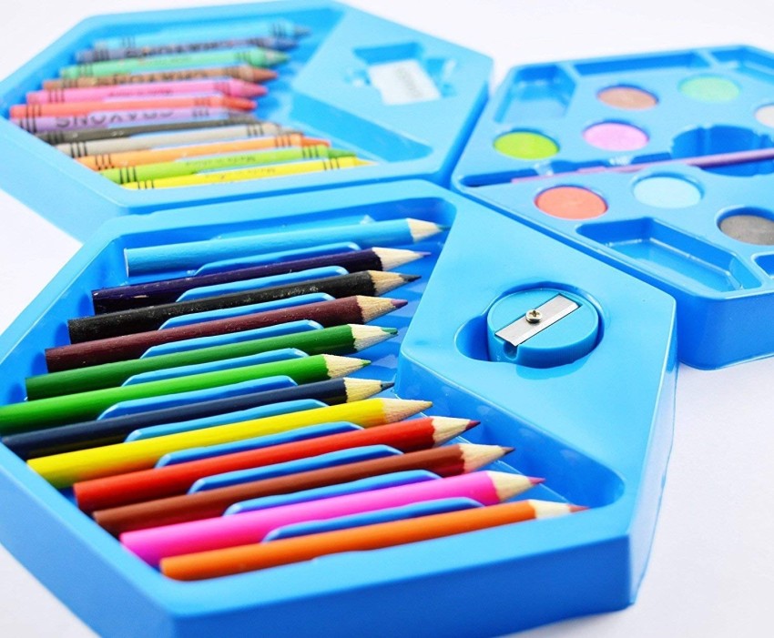 Drawing Set for Kids 46 Pcs Art Set with Color Box