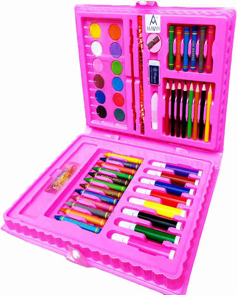 Buy MAViN Colours Set or Drawing Kit For Kids  68 Pc Color Tools & Art  Accessories Online at Best Prices in India - JioMart.