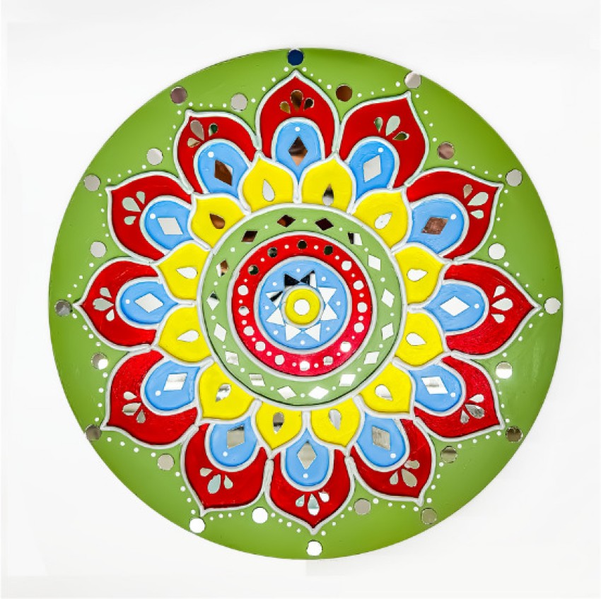 decordial 12 inches Round MDF Lippan Art Materials kit with lippan  art tools - Mandala and Lippan Art