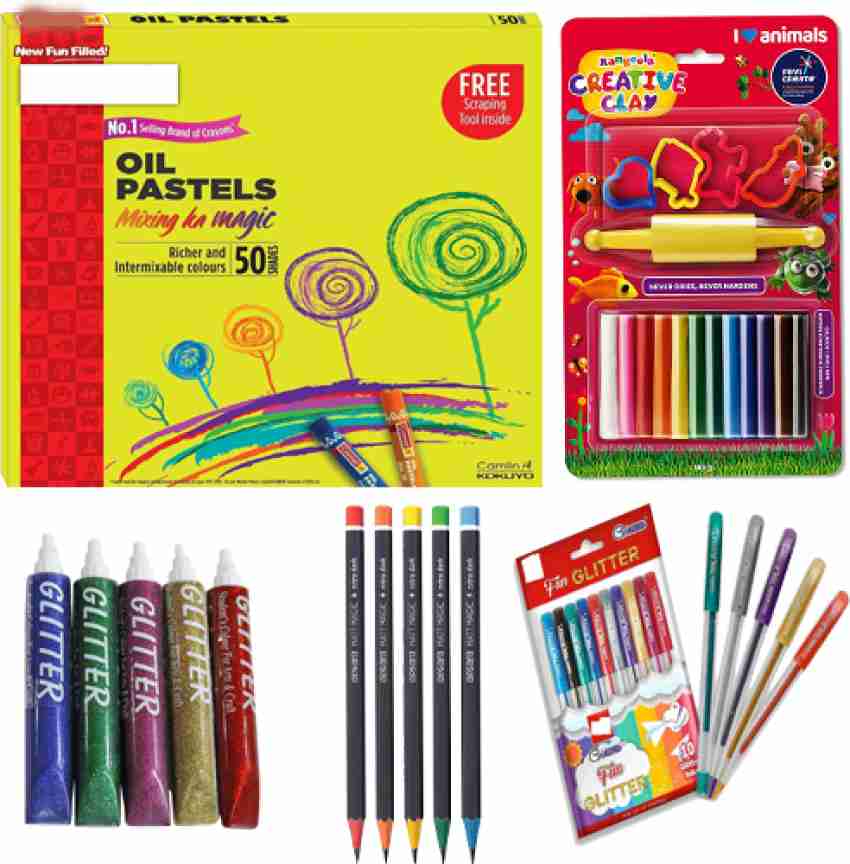  YAKONDA Art & Craft Set, Stationery Celebration Kit, Hobby  Bag of Assorted