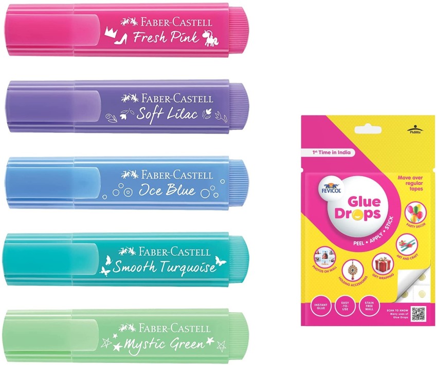 Faber-Castell Textliner Highlighter - Pastel - 8 Color Set