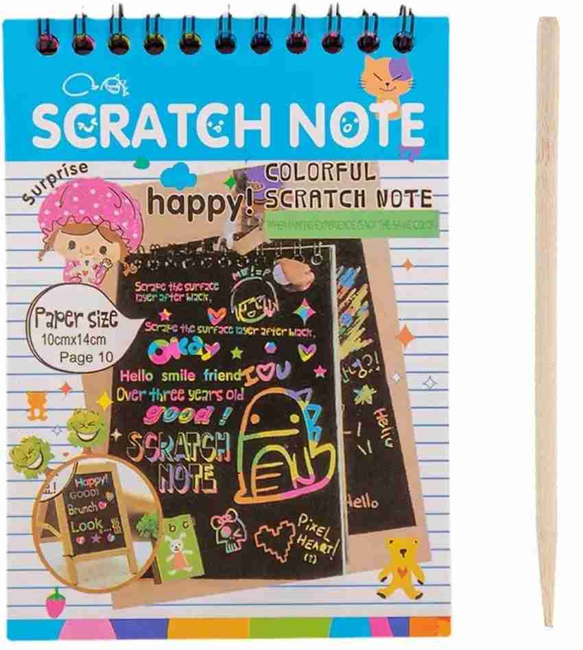 ARVANA Sketch Scratch Paper Note Drawing Book for kids painting