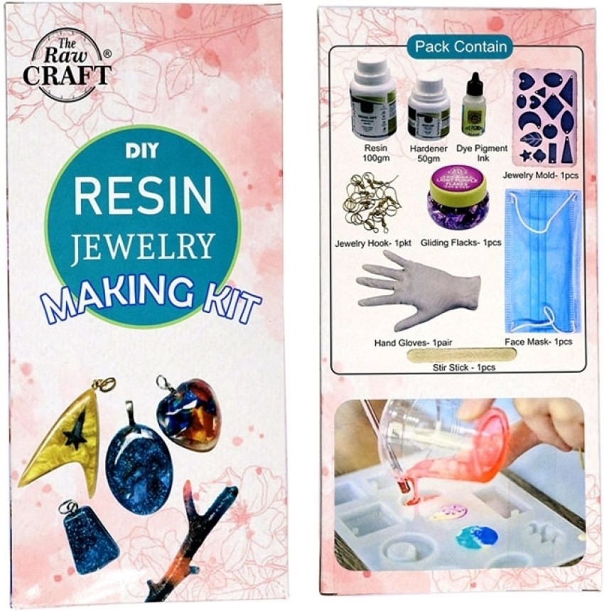 214Pcs Epoxy Resin Jewelry Making Kit for Beginners, India