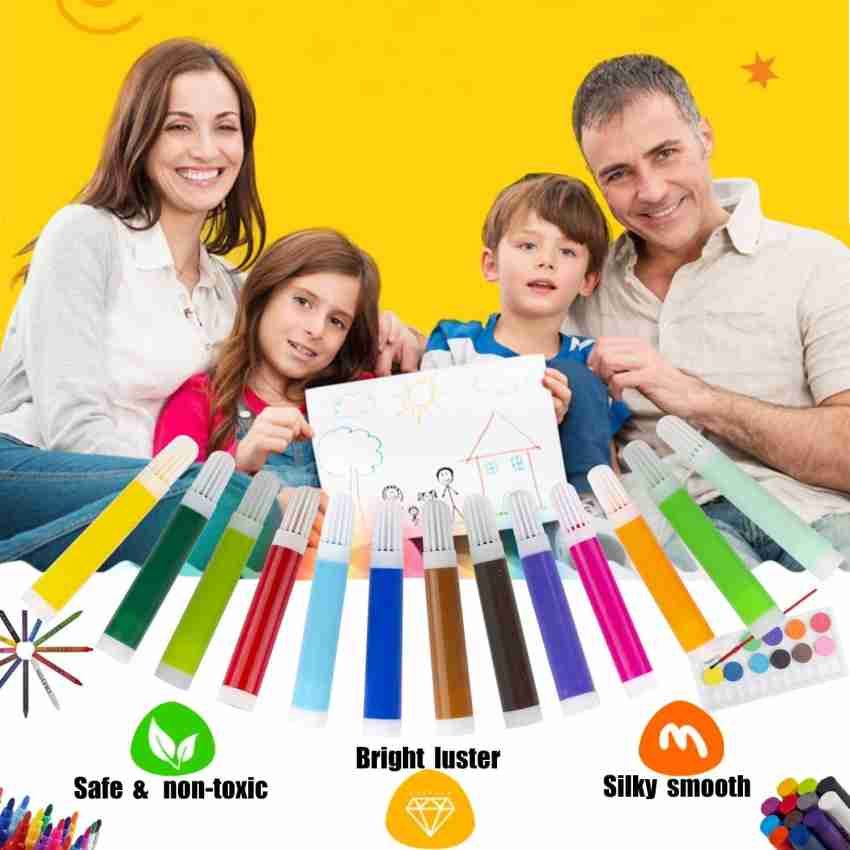 KARP Children Deluxe Art Drawing Set for Kids Case Studio Art and Craft  Supplies Drawing and