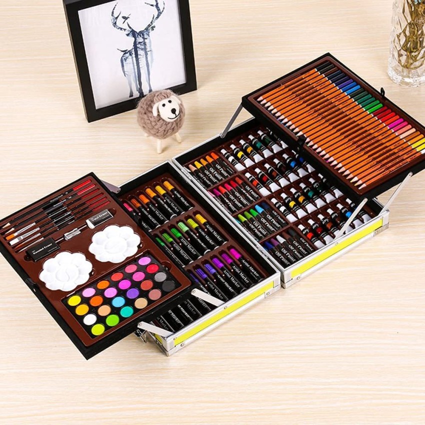 UKRAAFT Art Set 180 Piece Deluxe Painting Drawing Kit - Art  Set