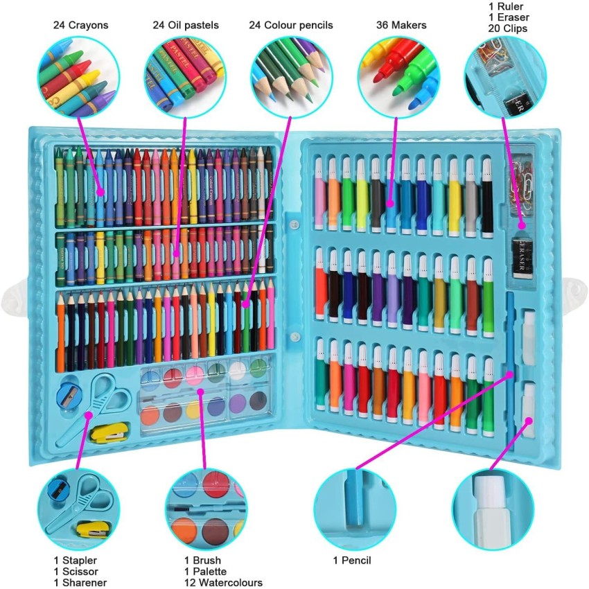 Flipkart.com | anjanaware Celebration Kit | Painting Kit | Art Set |  Colours Set For Kids | Drawing Kit - art set