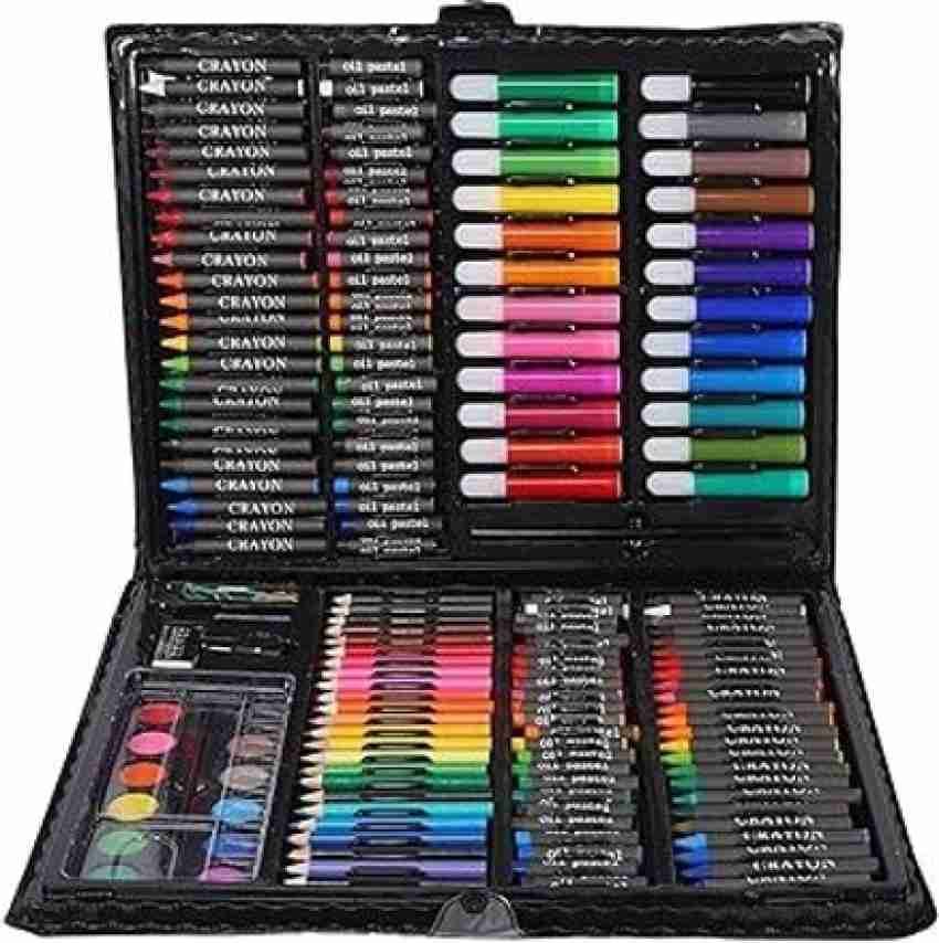 168PCS Children Kids Colored Pencil Artist Kit Set Painting Crayon