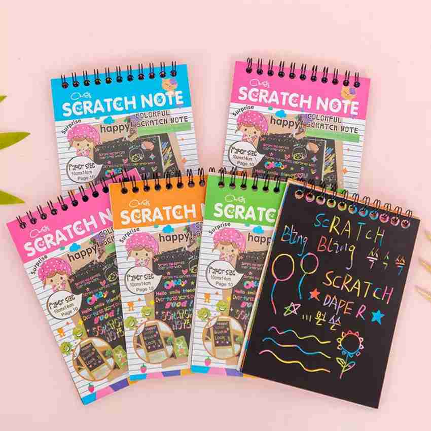 ARVANA Sketch Scratch Paper Note Drawing Book for kids painting