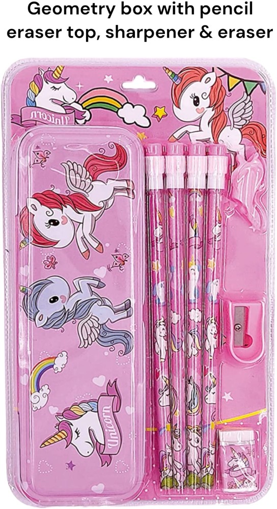 PEEKEY Unicorn Stationary set for Girls-41Pcs Stationary Items