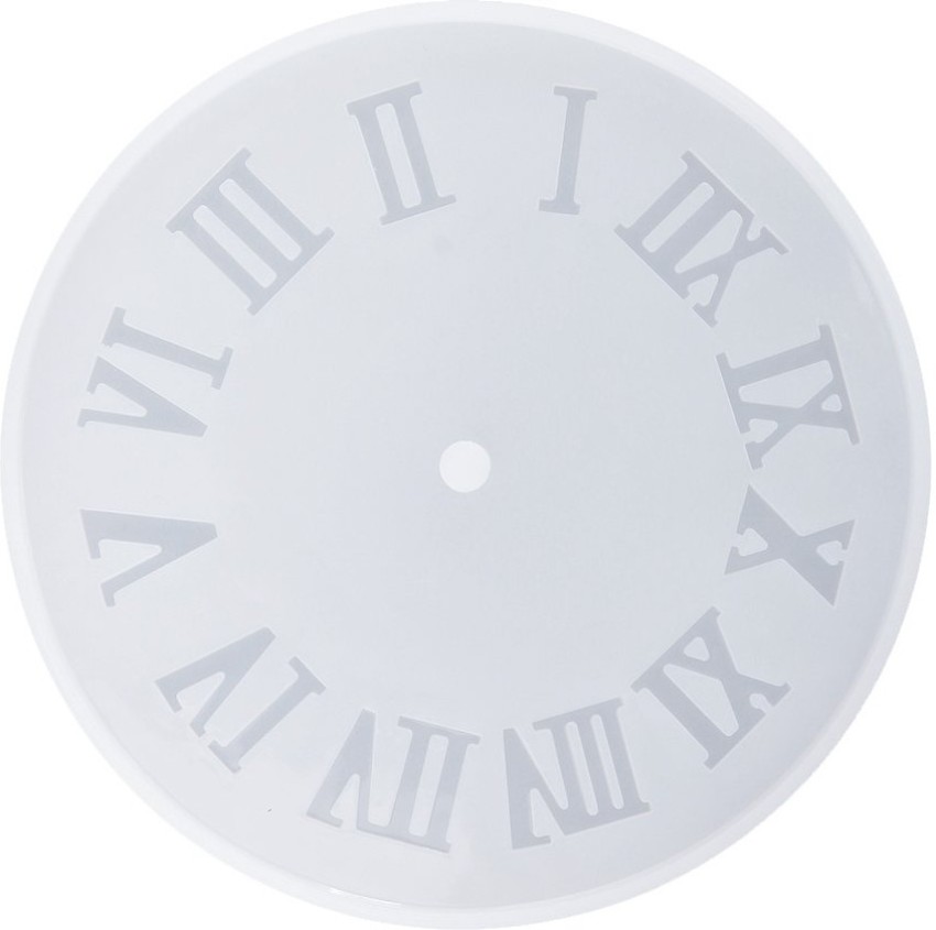 White Silicon Resin 10 Inch Clock Mold at Rs 355/piece in Vasai