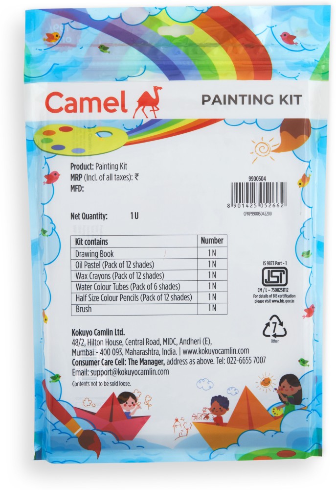 Camlin Multicolor Drawing Kit, Packaging Type: Packet