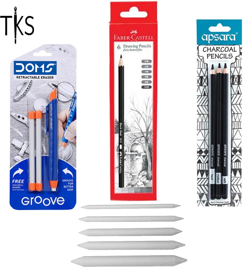 71 pcs Professional Drawing Artist Kit Set Pencils and Sketch Charcoal Art  & Bag – CDE