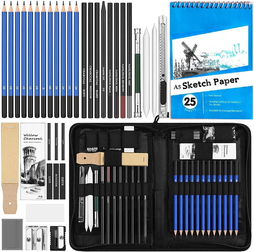 EGOSONG 41 Drawing Set Sketch Kit Sketching Supplies with