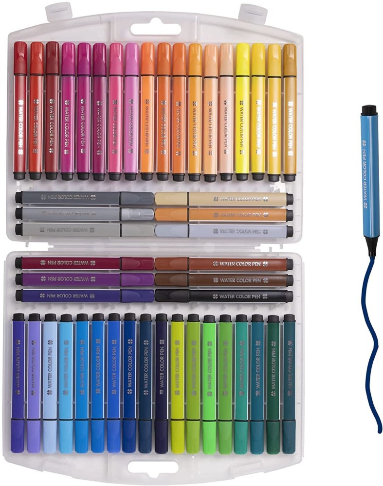 chahat Enterprise Colour sketch pen (48 sketchpen set) Fine  Angular Nib Sketch Pen with Washable Ink - WASHABLE WATERCOLOR PEN