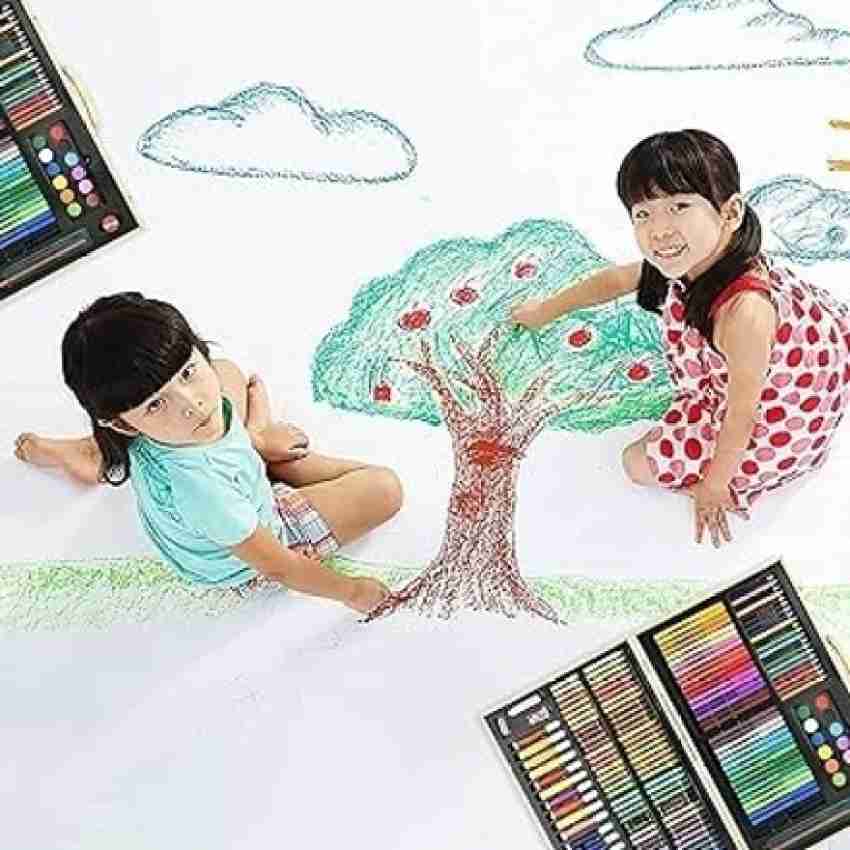 RoyalCart Art Set 180 Piece Deluxe, Painting Drawing Kit with Oil