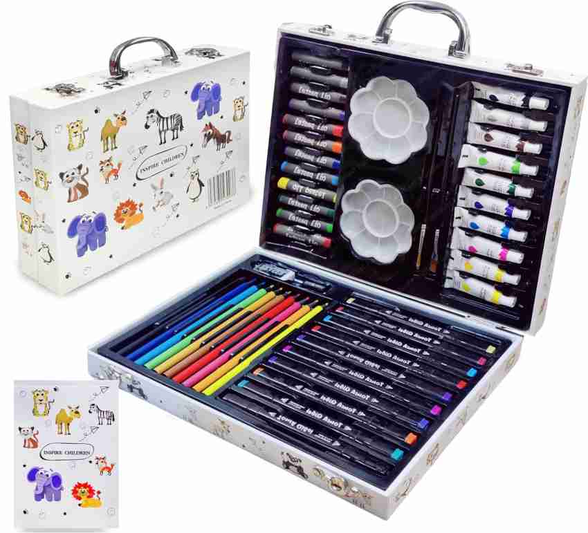 Wood Art Drawing Set Art Supplies For Kids,Teens & Adults 180 Pcs