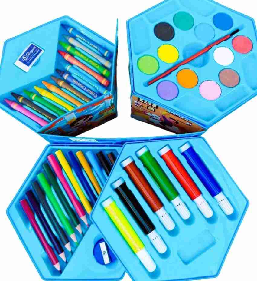 79 Pcs Art Set for Kids in Storage Box, Art Paint Set for Children, Art  Supplies Set Birthday Gift, Art Box for Kids, Coloring Pencils Set 