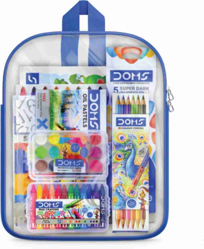 DOMS Sketch Max Non-Toxic Jumbo Sketch Pen Set with Plastic Carry Case (12  Assorted Shades x 2 Set)