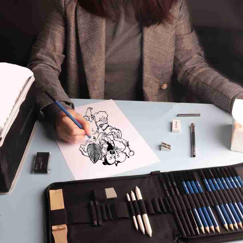 Wynhard 35 Pieces Drawing Kit Art Pencil Set Sketching Kit
