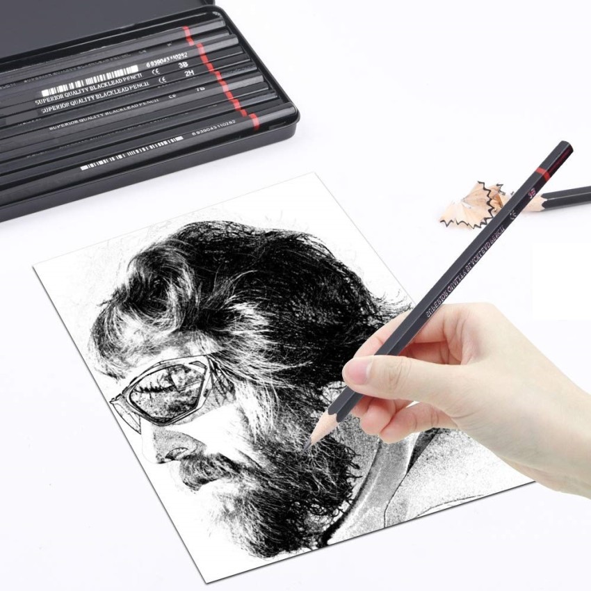 24pcs Drawing Pencil Kit Sketch Pencil Set Art Pencil Set Art Supplies For  Beginners Students