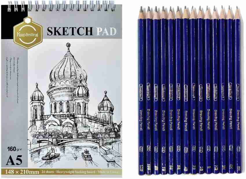 54-Piece Drawing & Sketching Art Set with 4 Sketch Pads - Ultimate