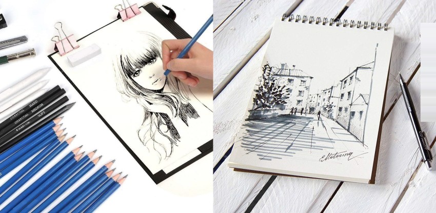 Buy Asint 56Mm Short Handle 8 Pcs Mechanical Pencil Sketch Pencil Drawing  Art Tools Writing Tools 4B Online