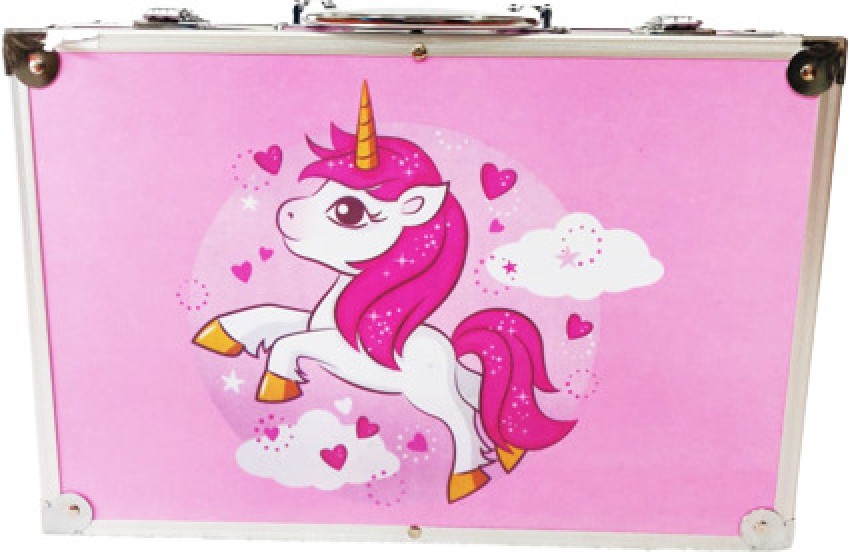 luxurious unicorn aluminum box art craft