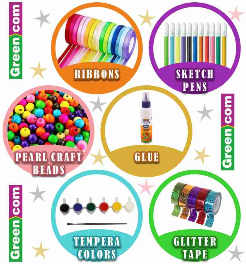 greencom 26 in 1 DIY Art Craft Sets Supplies for Kids All  Age Group - All in One D.I.Y. - Art Craft Sets AGE 7-13